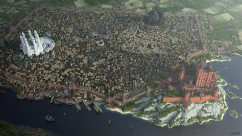 Game Of Thrones Kings Landing In Minecraft 3 Years Later Is Bigger And