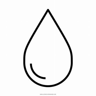 Clipart Coloring Rain Water Droplet Transparent Colouring
