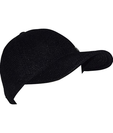 Promoworks Black Plain Polyester Caps Buy Online Rs Snapdeal