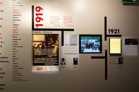 Jewish Museum Warsaw 12 Timeline Design Museum Exhibition Design
