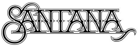 Santana Logo Album Cover Art Musician Logo Rock Band Logos