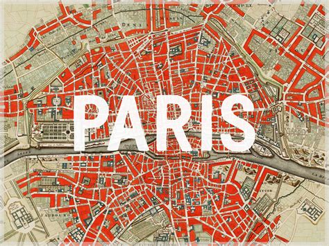 Carte De Paris Map Historical And Vintage Maps ǀ Toutes Les Cartes Et