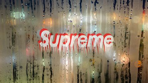 Hd Drippy Supreme Logo Cool Backgroundwallpaper Hypebeast Wallpaper