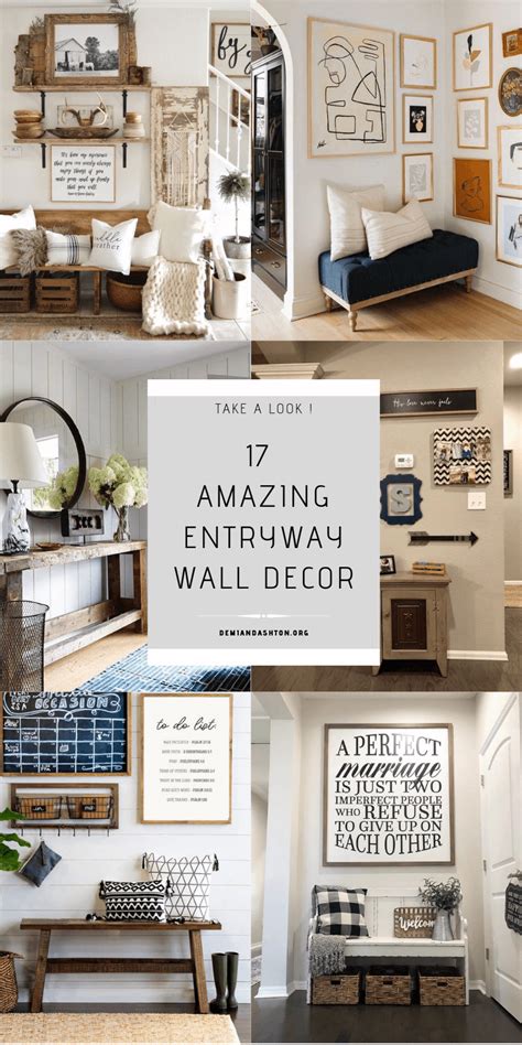 17 Amazing Entryway Wall Decor Ideas To Create Memorable First