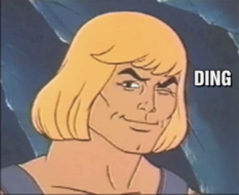 He Man Wink Ding He Man Sings Know Your Meme