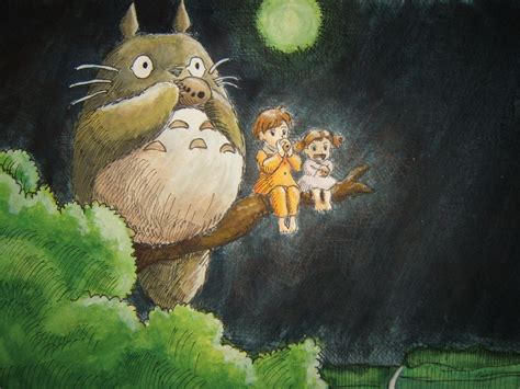My Neighbor Totoro Hd Wallpaper Totoro Disney Art Nouveau Film