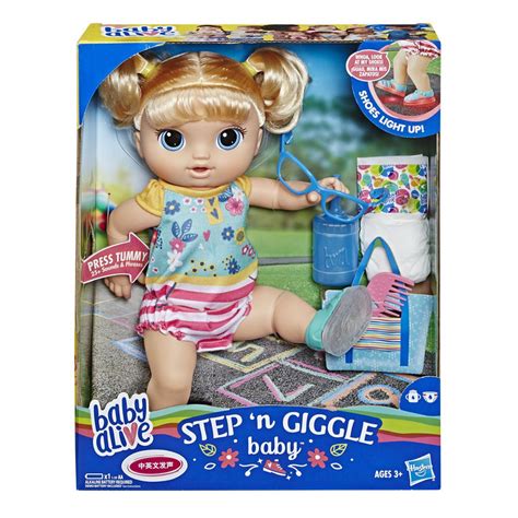 Baby Alive Step N Giggle Baby Blonde Hair Toyworld Toyworld Australia