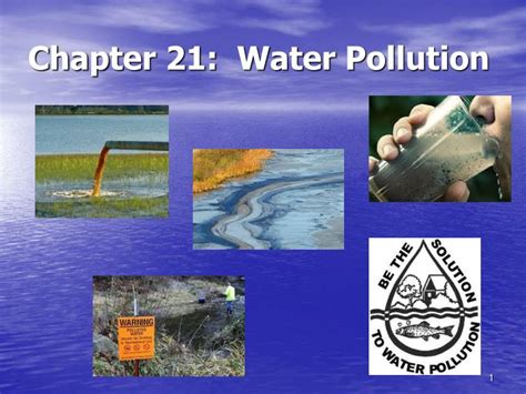 Ppt Chapter 21 Water Pollution Powerpoint Presentation Free