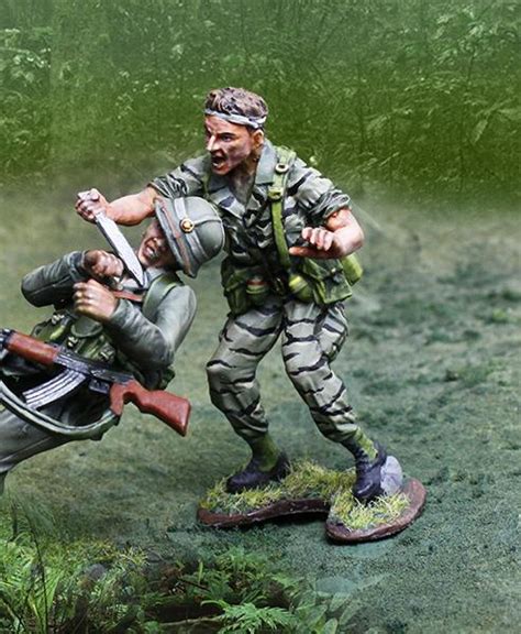 Vietnam Lrrp Slicing Single Us Army Ranger Figure Retired Last Two
