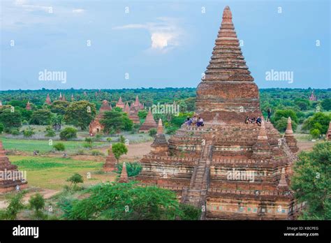 The Temples Of Bagan In Myanmar Stock Photo Alamy