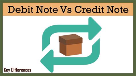 Debit Note Vs Credit Note Difference Between Them With Example