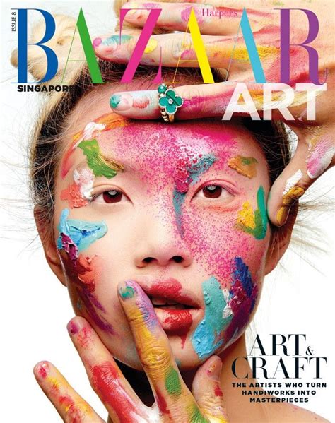 Grace Chen Looks Like A Work Of Art In Harpers Bazaar Singapore