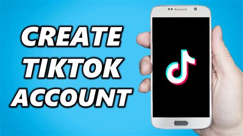 How To Create A Tiktok Account Youtube