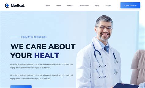 Medicalcenter Free Bootstrap Html Medical Healthcare Website Template Themewagon