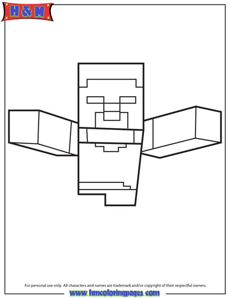 Flying Herobrine Coloring Page Minecraft Coloring Pages Coloring