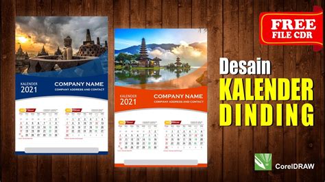 Desain Kalender Dinding Keren Contoh Kalender 2021 Keren Bingung