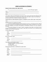 Pictures of Free Blank Printable Medical Power Of Attorney Forms
