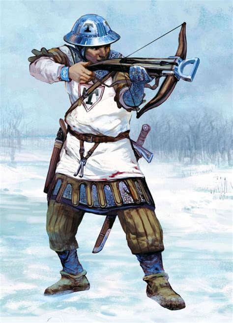 Livonian Crossbowman During The Northern Crusade Medieval Knight