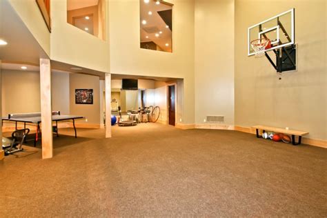 There is no basketball court. 19 Modern Indoor Home Basketball Courts Plans and Designs