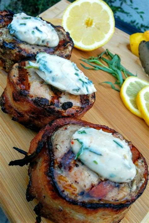 Bacon Wrapped Pork Medallions Wbone Marrow Butter Recipe Spree By