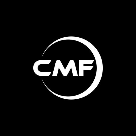Diseño De Logotipo De Letra Cmf En Ilustración Logotipo Vectorial