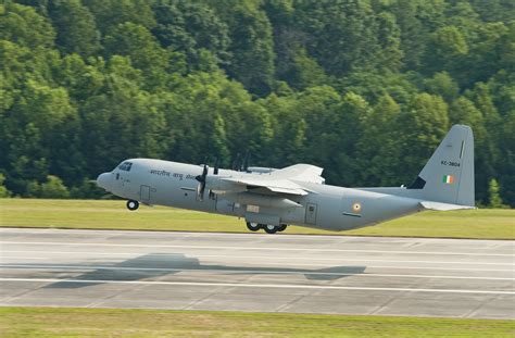 C 130j Super Hercules Aircraft Of The Indian Air Force Iaf