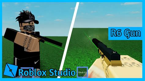 Roblox Studio Gun R6 Realistic Glock 17 Youtube