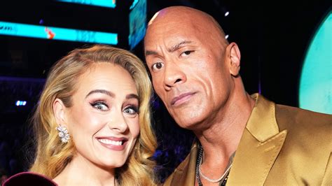 Trevor Noah Shocks Adele With Dwayne Johnson At 2023 Grammy Awards