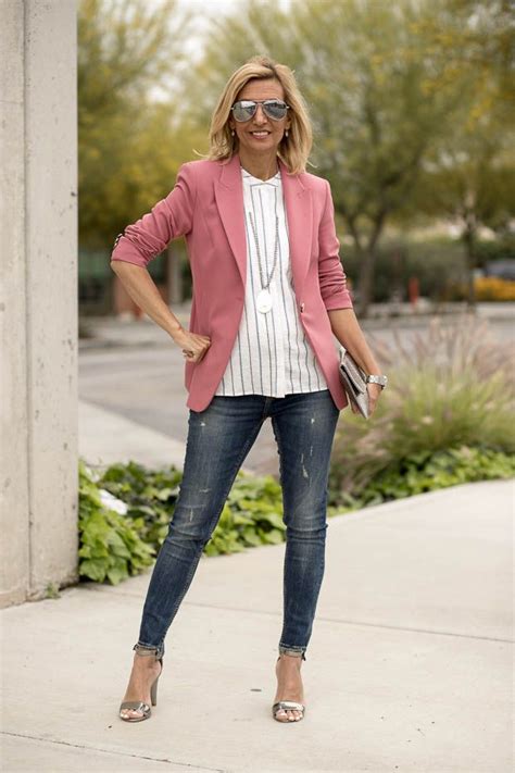 On My Blog Today A Second Look At Our Rosalie One Button Blazer Styled