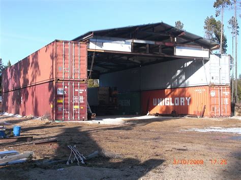 Containers make excellent foundations for barns. Shipping Containers Gallery | Precision Structural Engineering