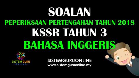 4,043 likes · 5 talking about this. Soalan Peperiksaan Pertengahan Tahun 2018 KSSR Tahun 3 ...
