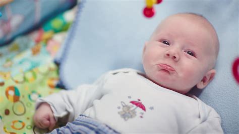 Cute Baby Boy Pouting Stock Footage Video 6114971 Shutterstock