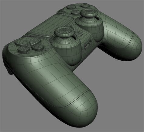 Sony Playstation 4 Controller 3d Model