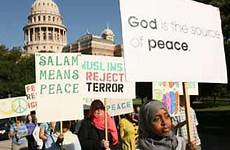 terrorism denounce muslims