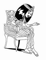 Cleopatra Coloring Pages sketch template