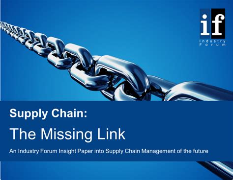 Supply Chain Management Industry Forum