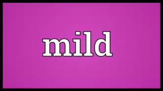 Mildness Meaning