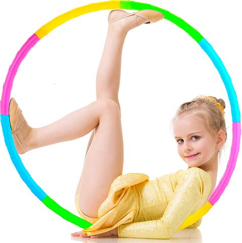 Sierliky Non Toxic Segmented Kids Hula Hoop