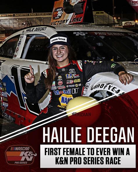 Nascar On Fox On Instagram “history Congratulations Hailie Deegan