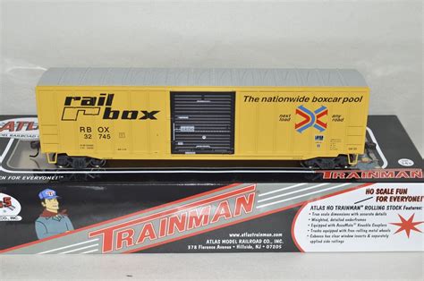 Ho Scale Atlas Trainman Railbox Rbox Acf Modern Box Car Train