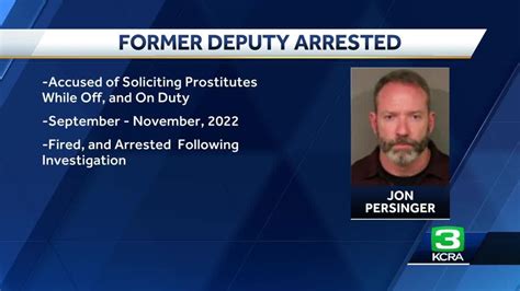 Former Placer County Sheriffs Deputy Arrested For Soliciting Prostitution