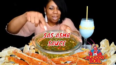 Seafood Boil Mukbang With Sas Asmr Sauce I Ate Seafood Boil The