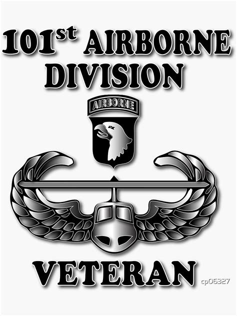 101st Airborne Division Veteran Sticker For Sale By Cp06327 Redbubble