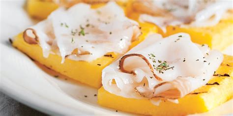 Grilled Polenta Crostini Recipe With Lardo Great Italian Chefs