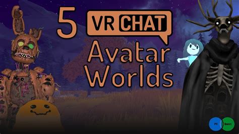 5 Halloween Vrchat Avatar Worlds Youtube