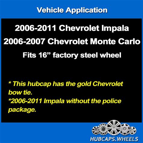 Chevy Impala 2006 2011 Hubcap Genuine Gm Oem Wheel Cover Oem 3021