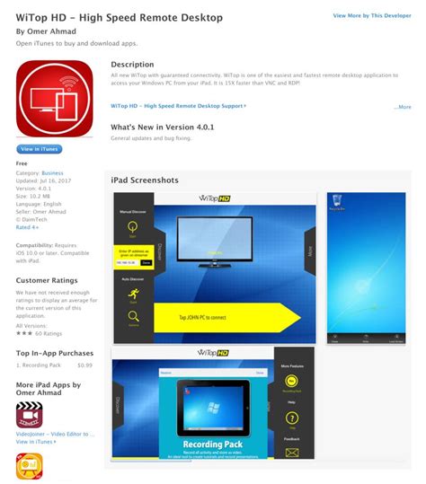 Every episode of shows like i love the app and they have great showed and free. UCET Free iOS App Today: WiTOP HD - High Speed Remote ...