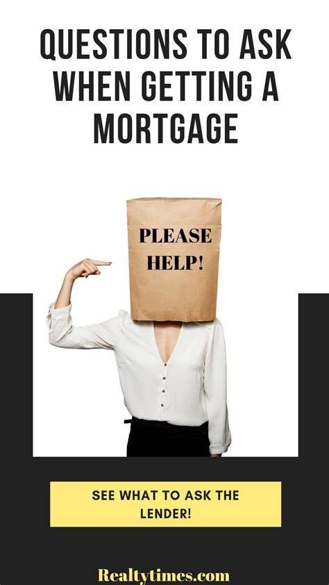 Frequently Asked Mortgage Questions Realty Times Mortgage Tips Mortgage Mortgage Lenders