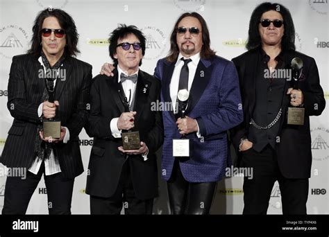 Kiss Members Paul Stanley Peter Criss Ace Frehley And Gene Simmons