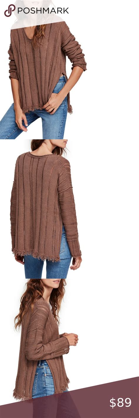 Free People Ocean Drive Sweater Brown Brown Sweater Free People Style Clothes Design
